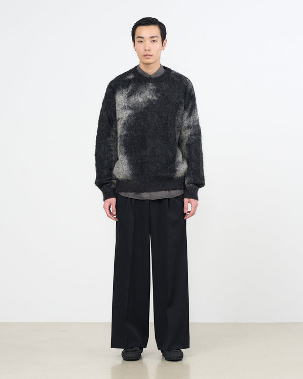YOKE×Graphpaper Fulled Wool 3pleated Wide-Leg Trousers