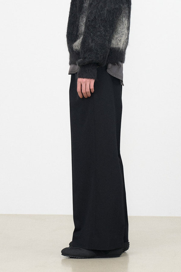 YOKE×Graphpaper Fulled Wool 3pleated Wide-Leg Trousers