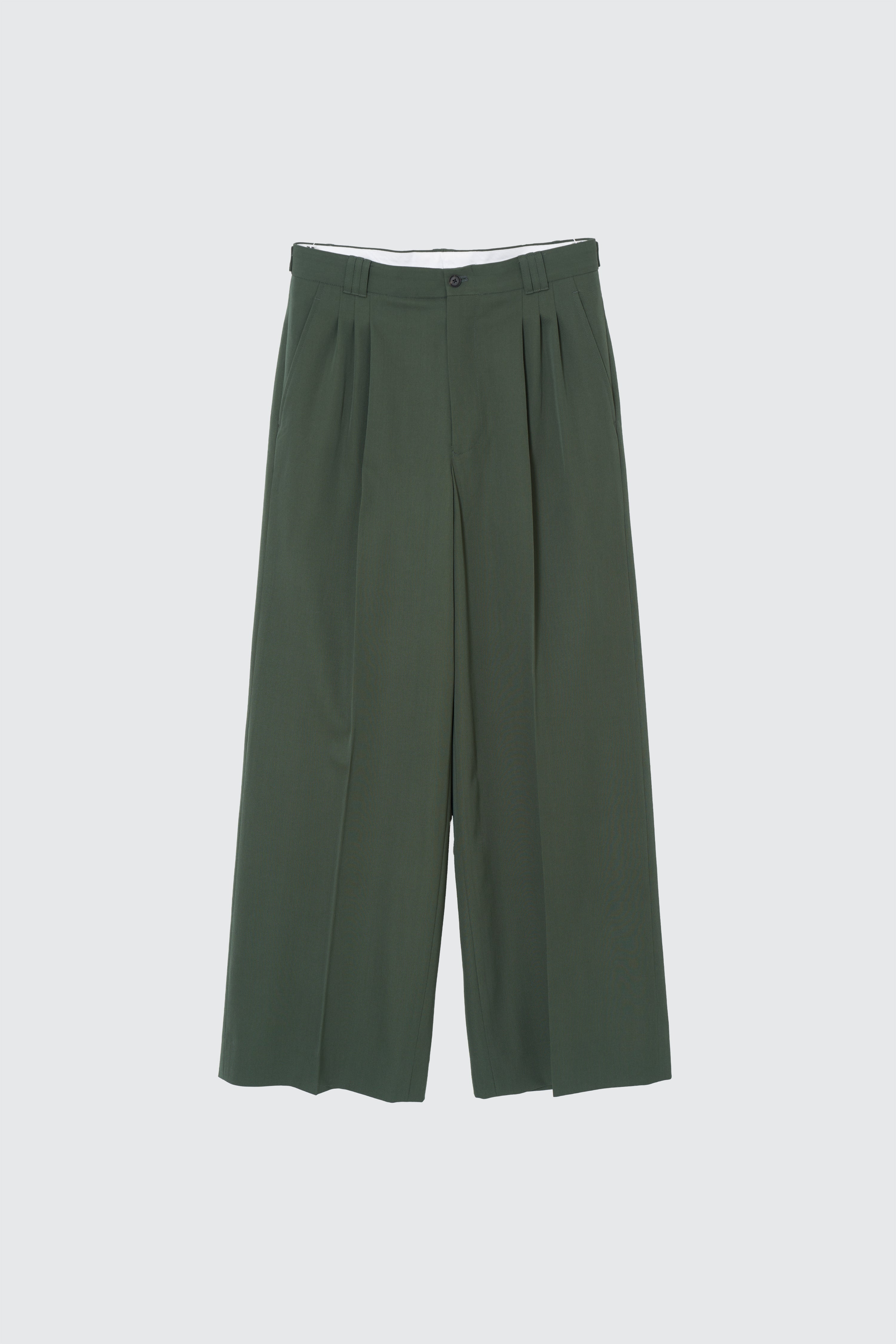 3Pleated Wide Trousers | YOKE Official Website