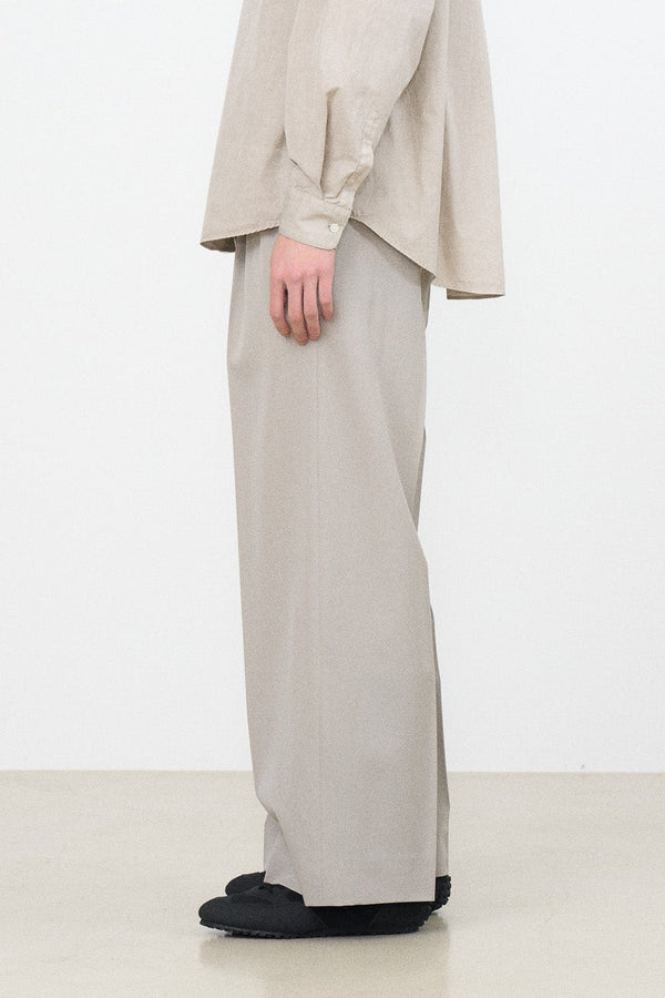 YOKE×Graphpaper Fulled Wool 3pleated Wide-Leg Trousers