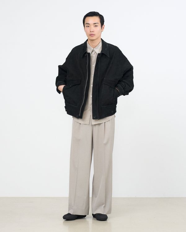 YOKE×Graphpaper Cow Nuback Leather Flight Jacket