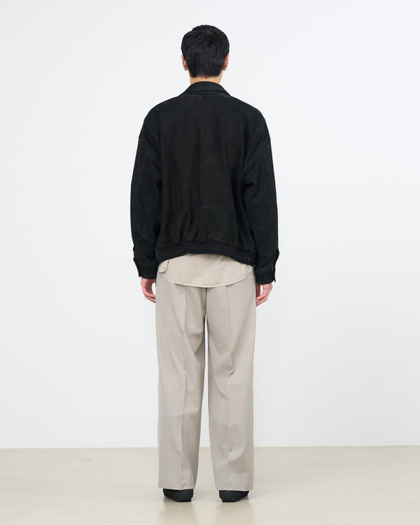 YOKE×Graphpaper Cow Nuback Leather Flight Jacket