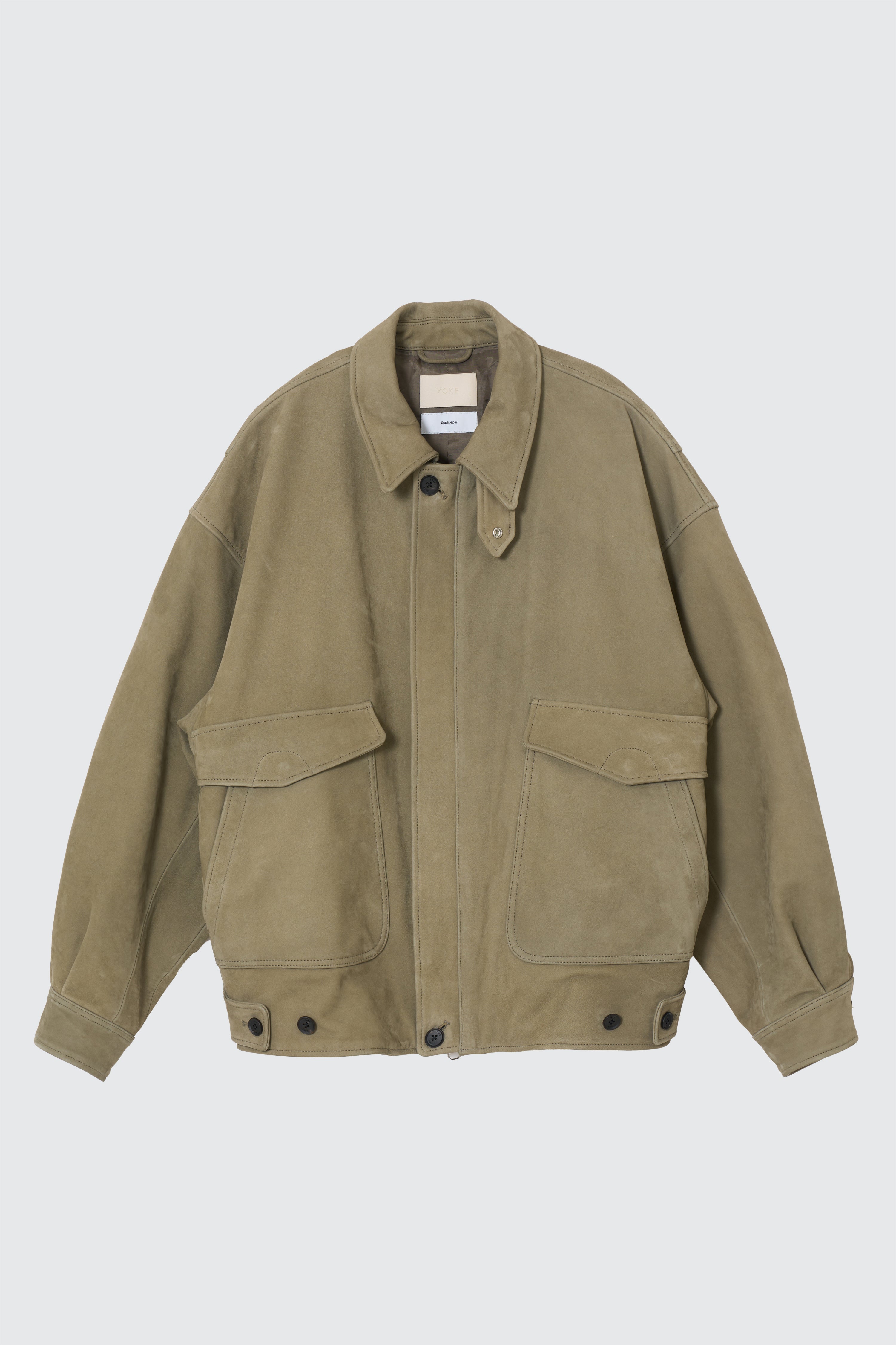Carf Leather Zip Blouson | YOKE Official Website