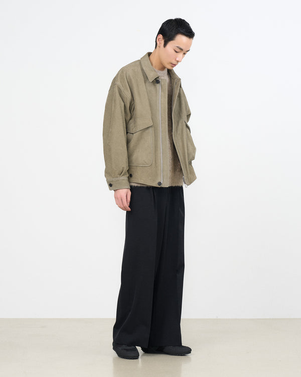 YOKE×Graphpaper Cow Nuback Leather Flight Jacket