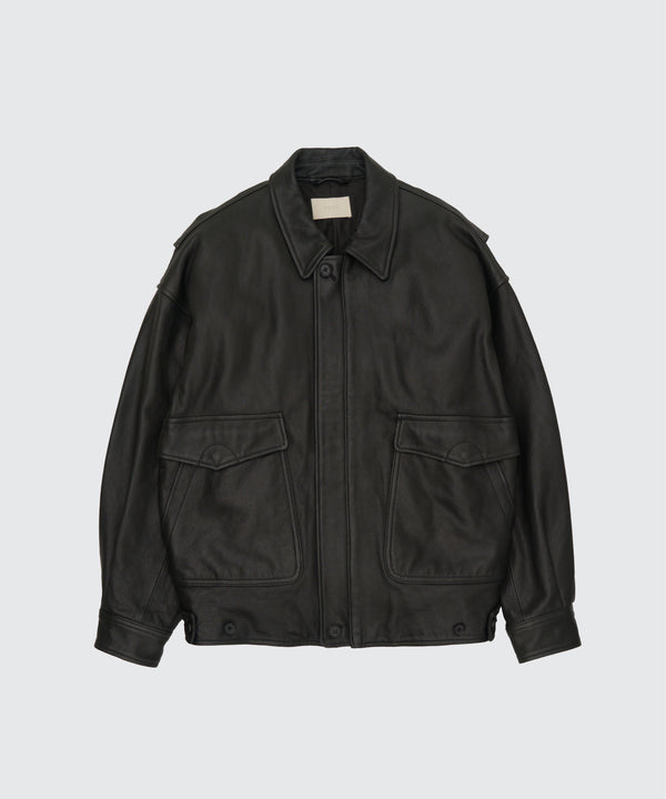 Cow Leather Flight Jacket