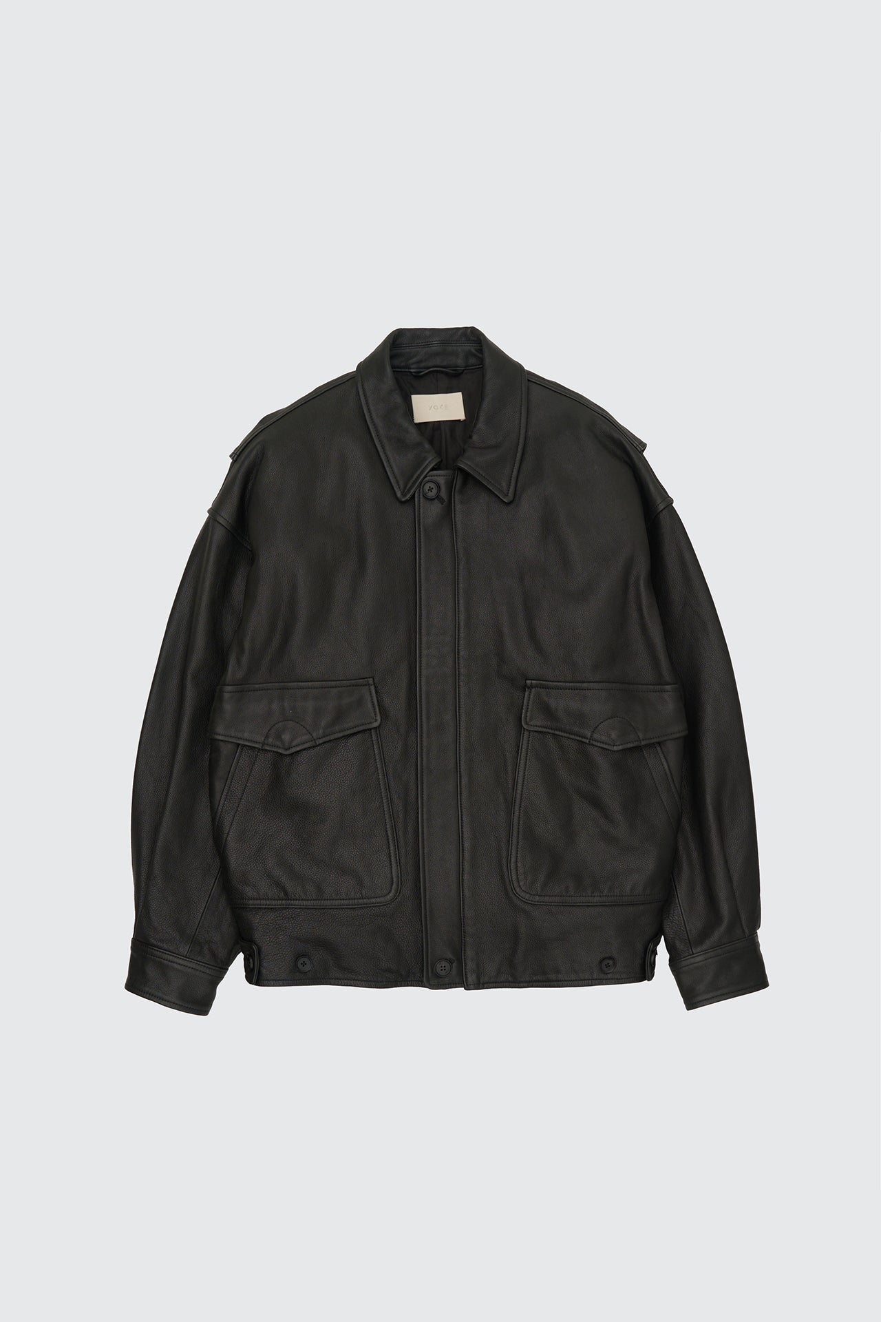 Cow Leather Flight Jacket | YOKE Official Website