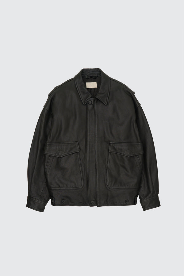 Cow Leather Flight Jacket