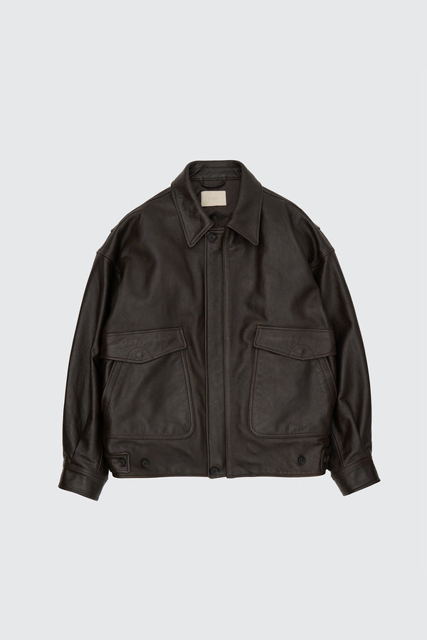 Cow Leather Flight Jacket