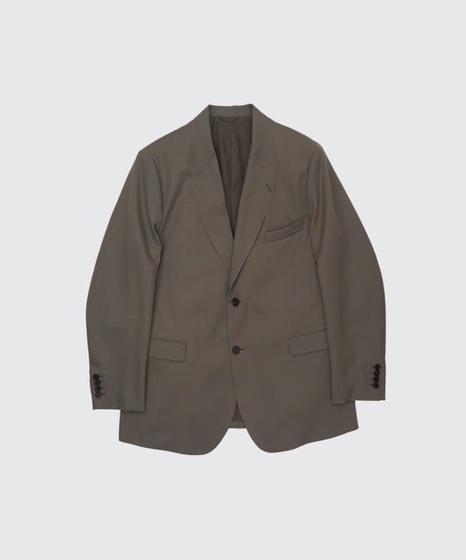 Wool Gabardine Collar Disappeared Blazer | YOKE Official Website