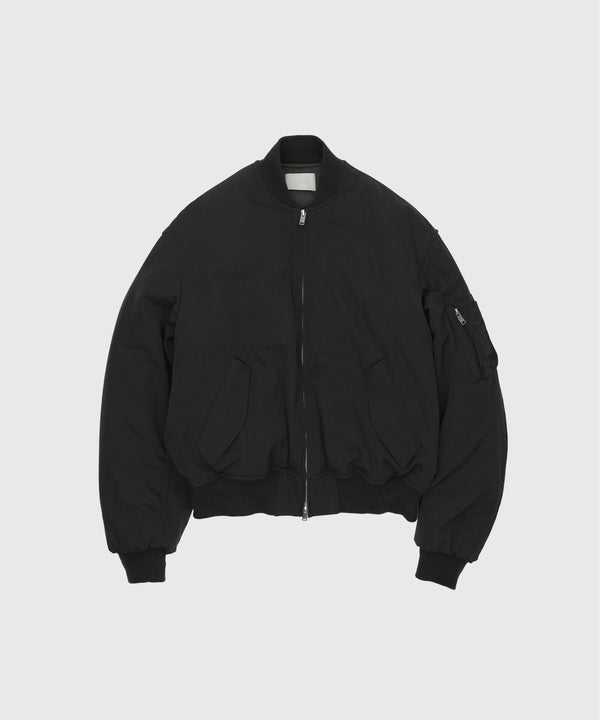 Wool Washer Twill Flight Jacket
