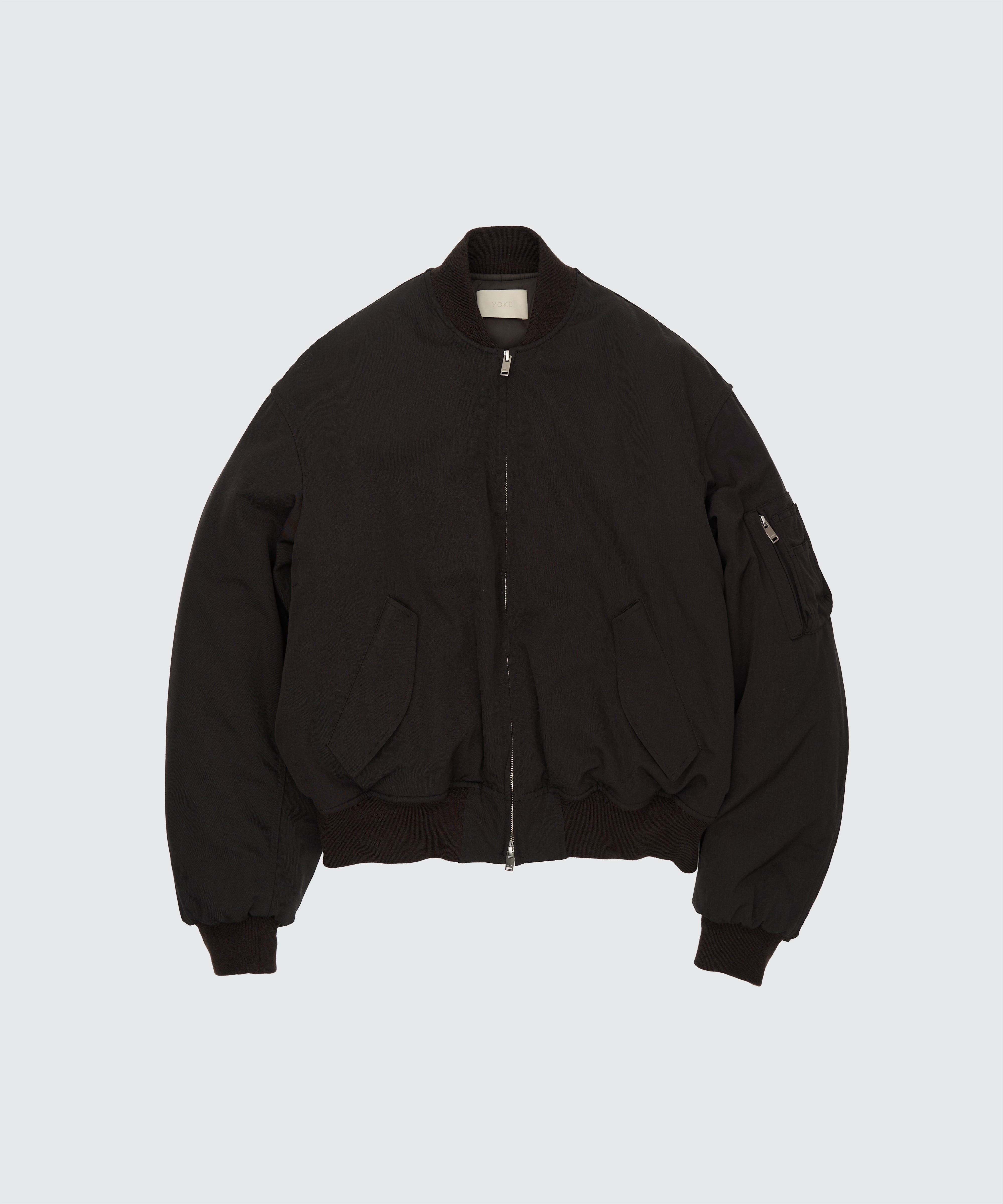 Wool Washer Twill Flight Jacket | YOKE Official Website