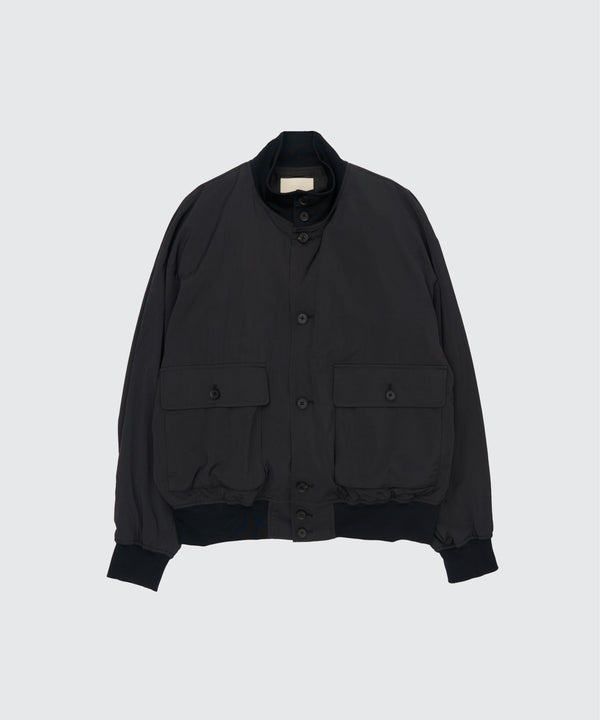 Silk Nylon Driving Blouson