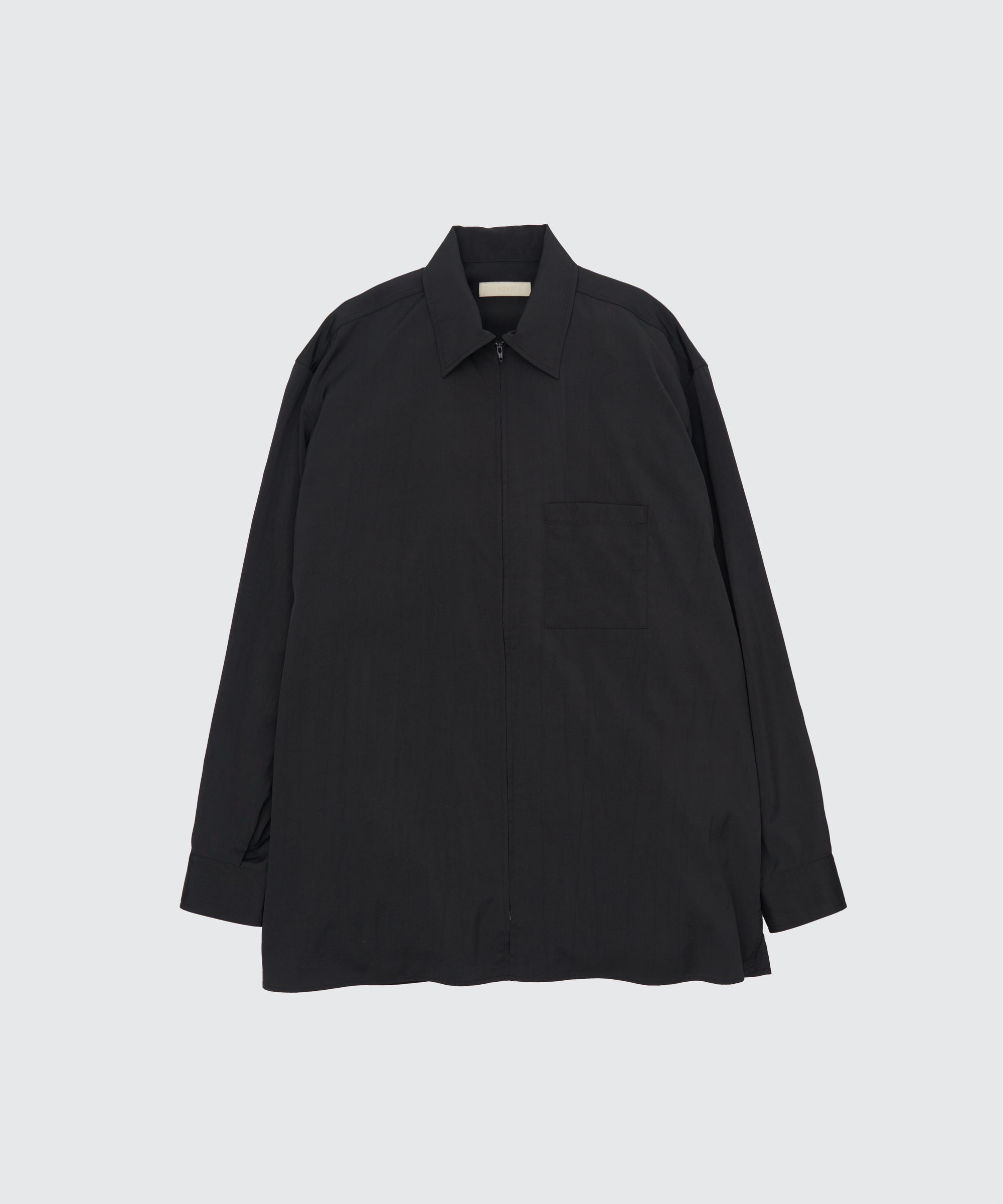 Silk Nylon Zip Shirt
