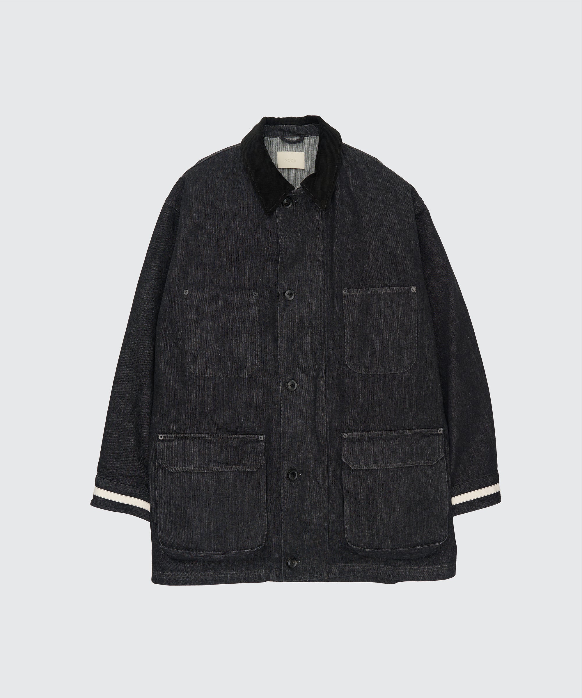 Denim Coverall Half Coat