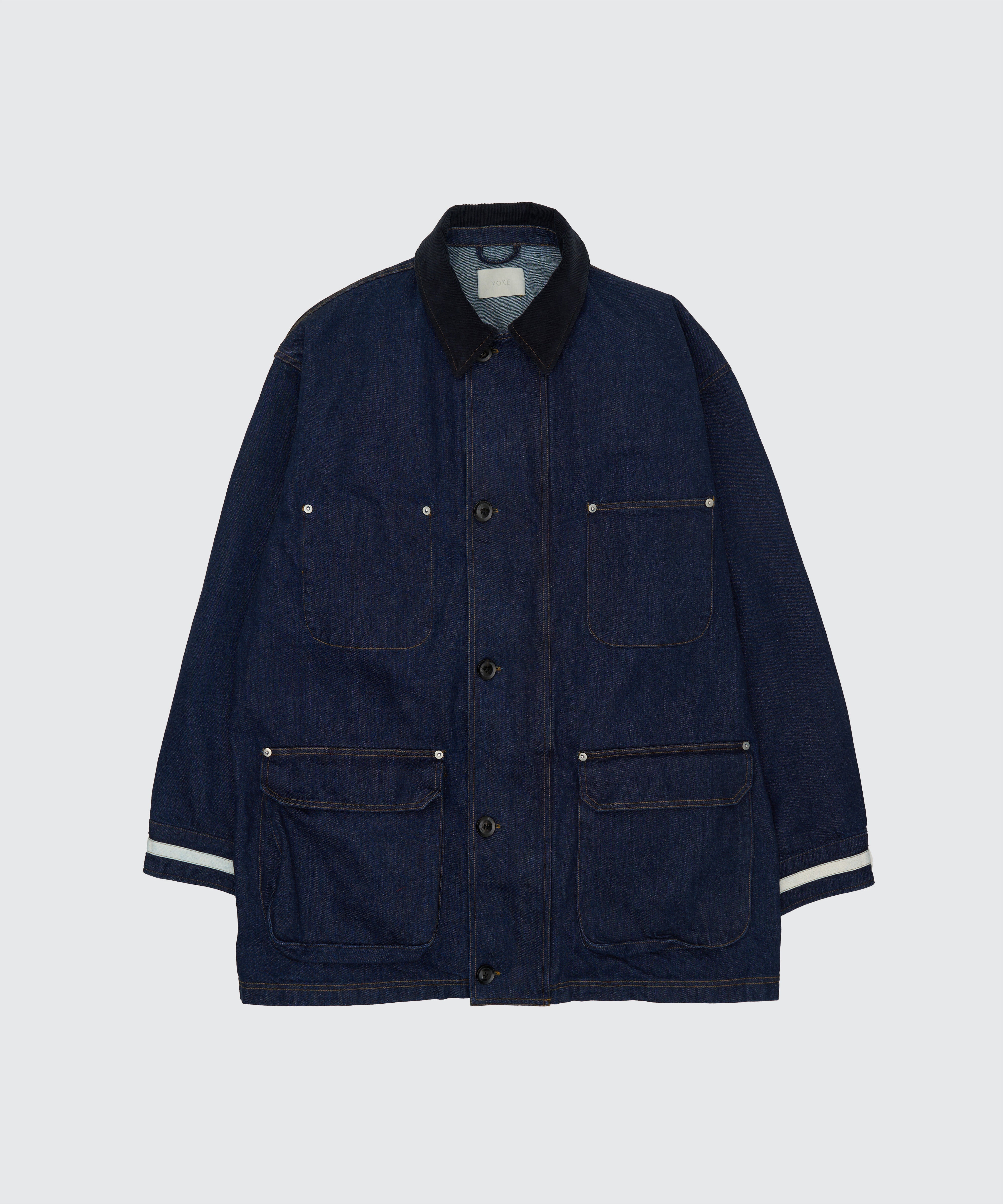 Denim Coverall Half Coat – YOKE