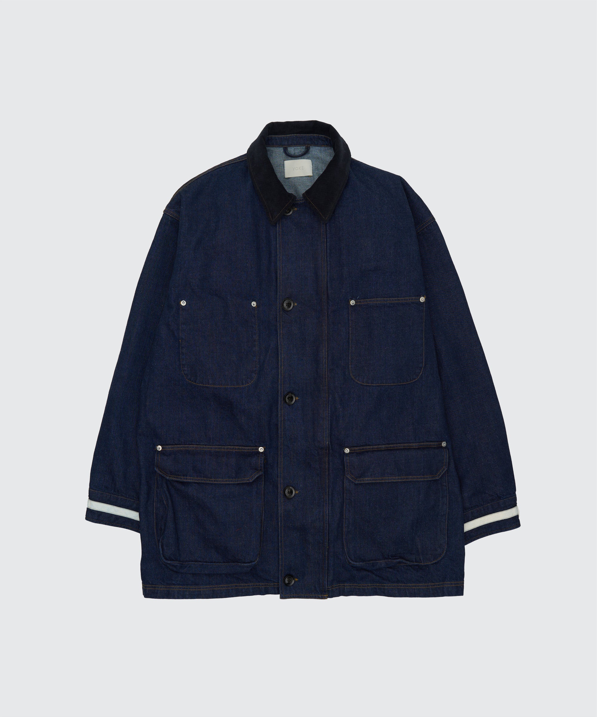 Denim Coverall Half Coat