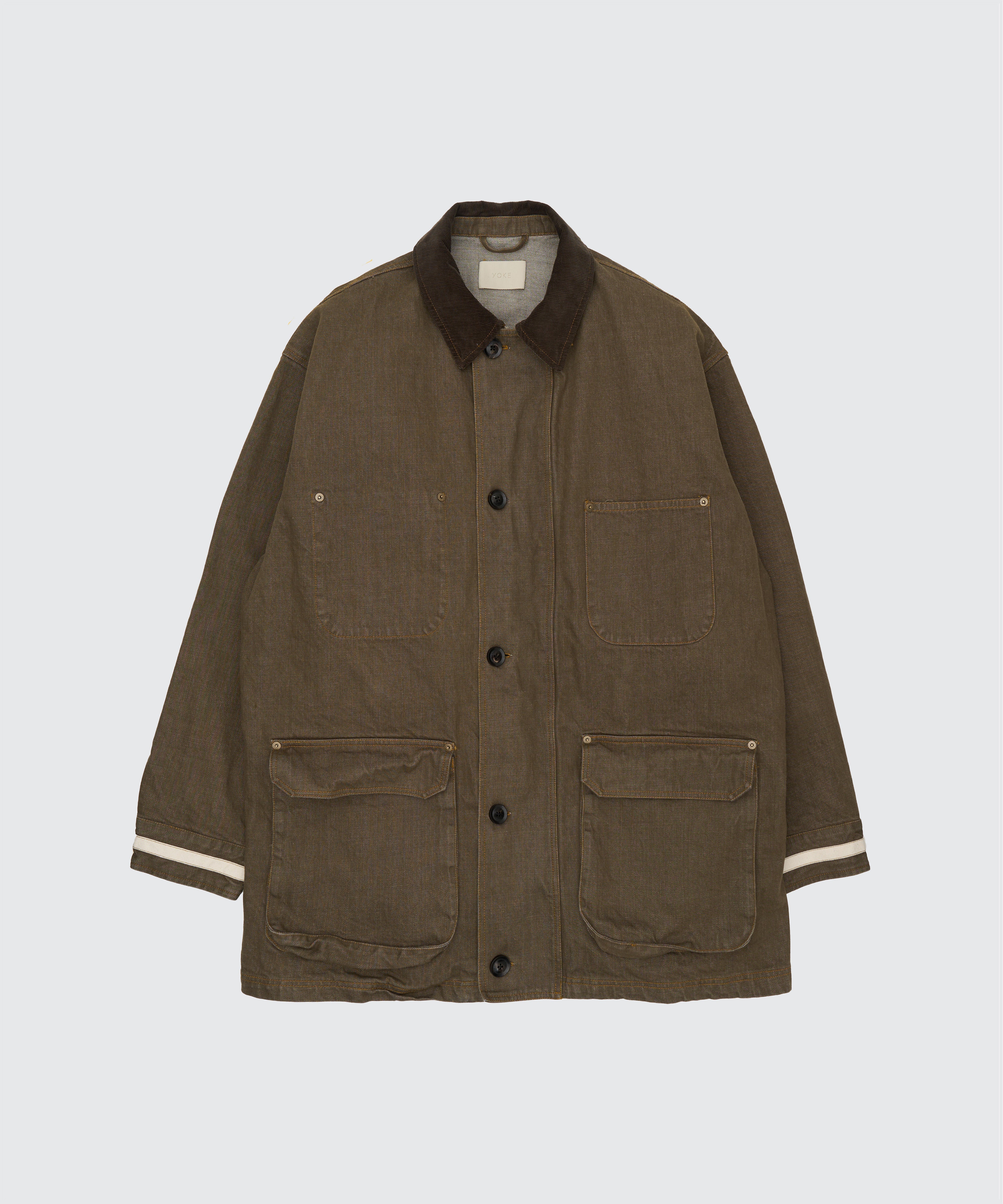 ジャケット・アウター KEY denim cover all Denim Coverall Half Coat – YOKE