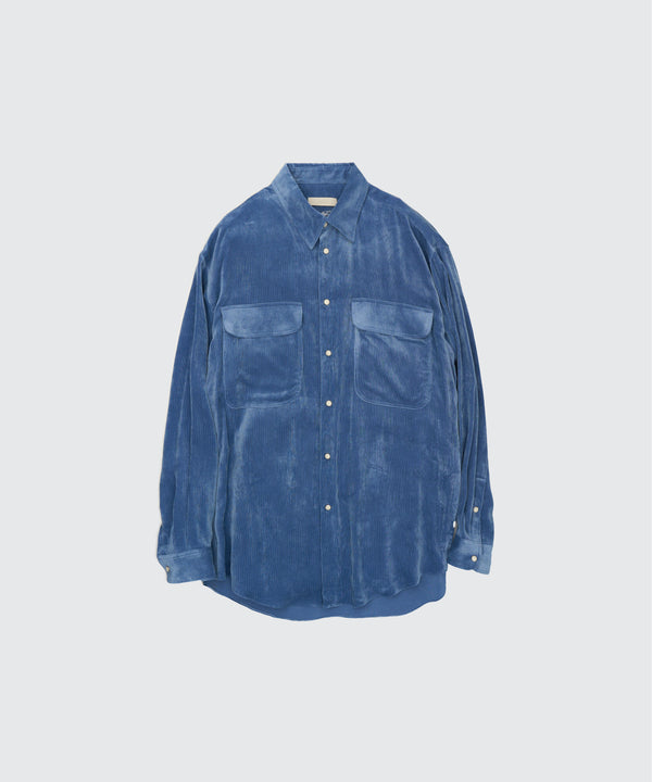 Rayon Corduroy Western Shirt
