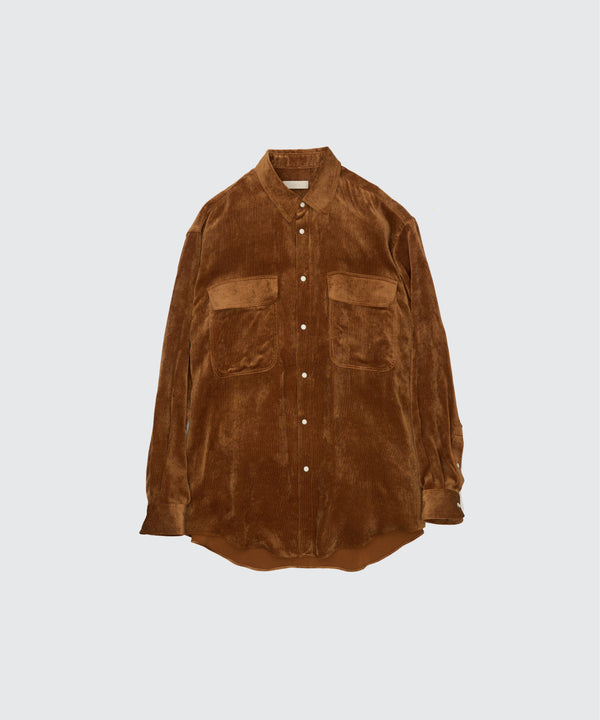 Rayon Corduroy Western Shirt