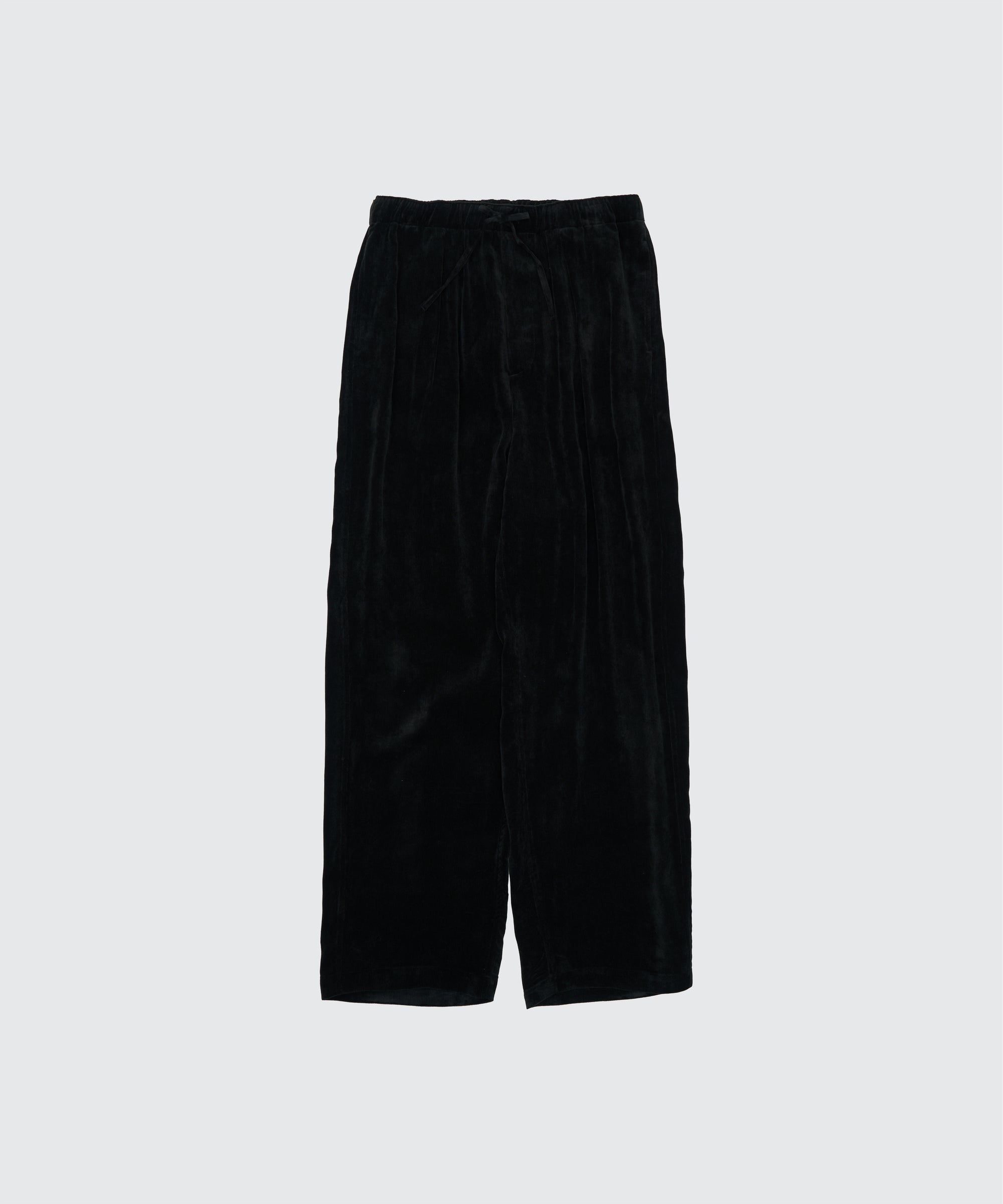 Rayon Corduroy 1Pleated Easy Pants