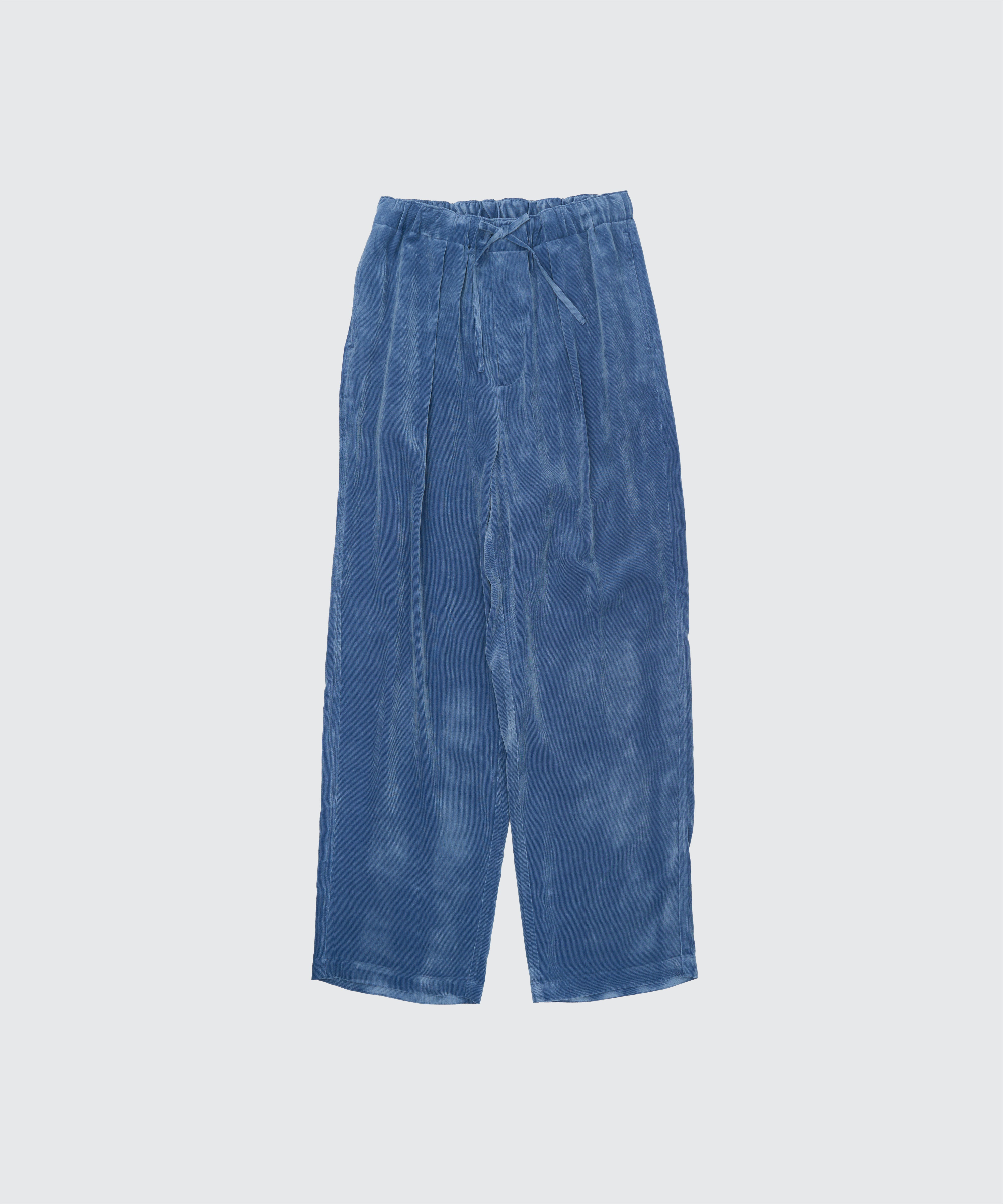Rayon Corduroy 1Pleated Easy Pants | YOKE Official Website