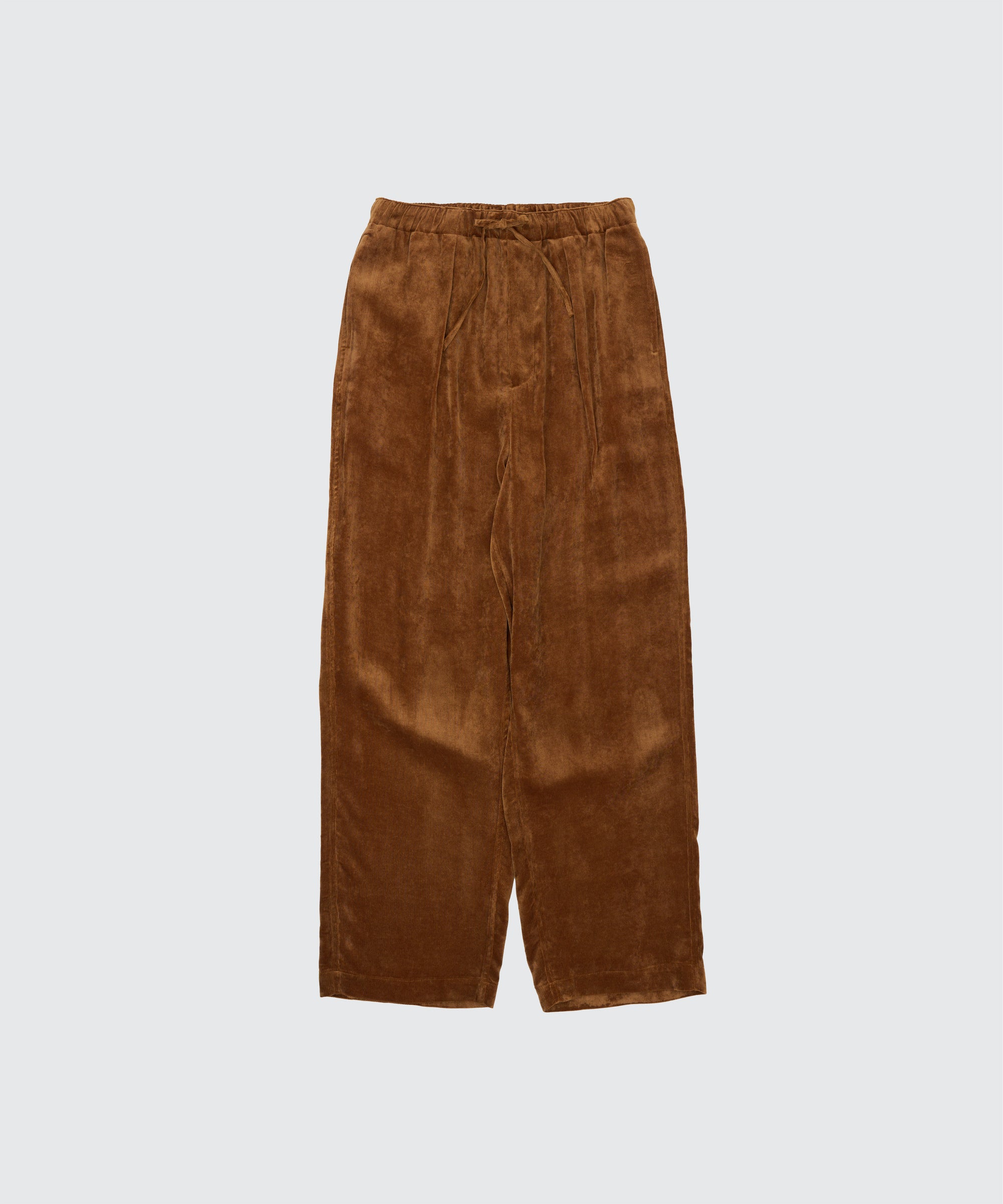 Rayon Corduroy 1Pleated Easy Pants