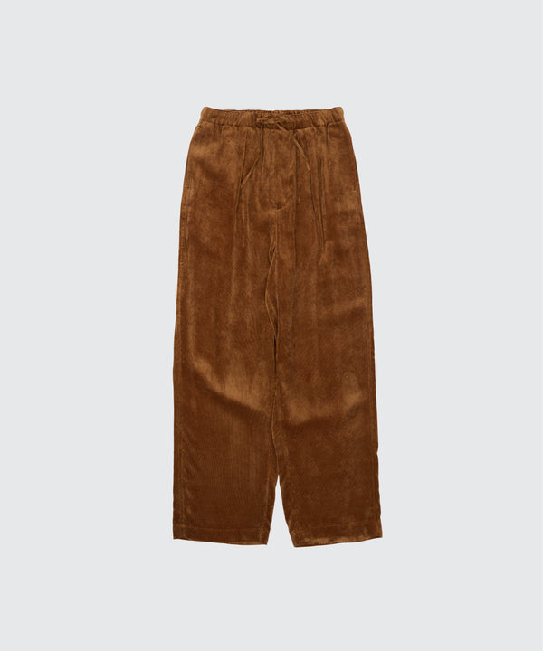 Rayon Corduroy 1Pleated Easy Pants
