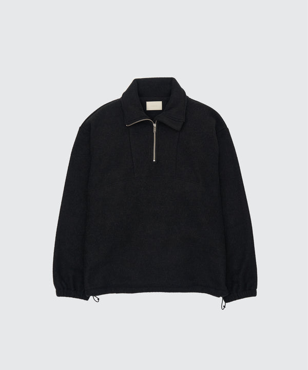 Wool Fleece Half Zip Pullover