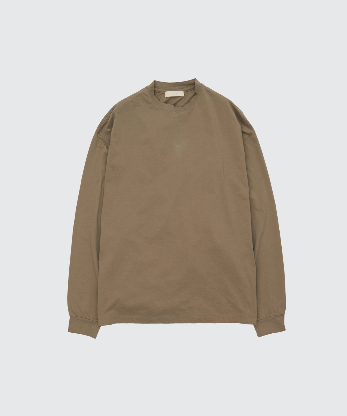 YOKE（ヨーク） スビンコットンロングスリーブTシャツ ベージュ