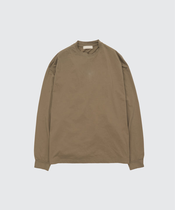 Suvin Cotton Yoke T-Shirt Long Sleeves