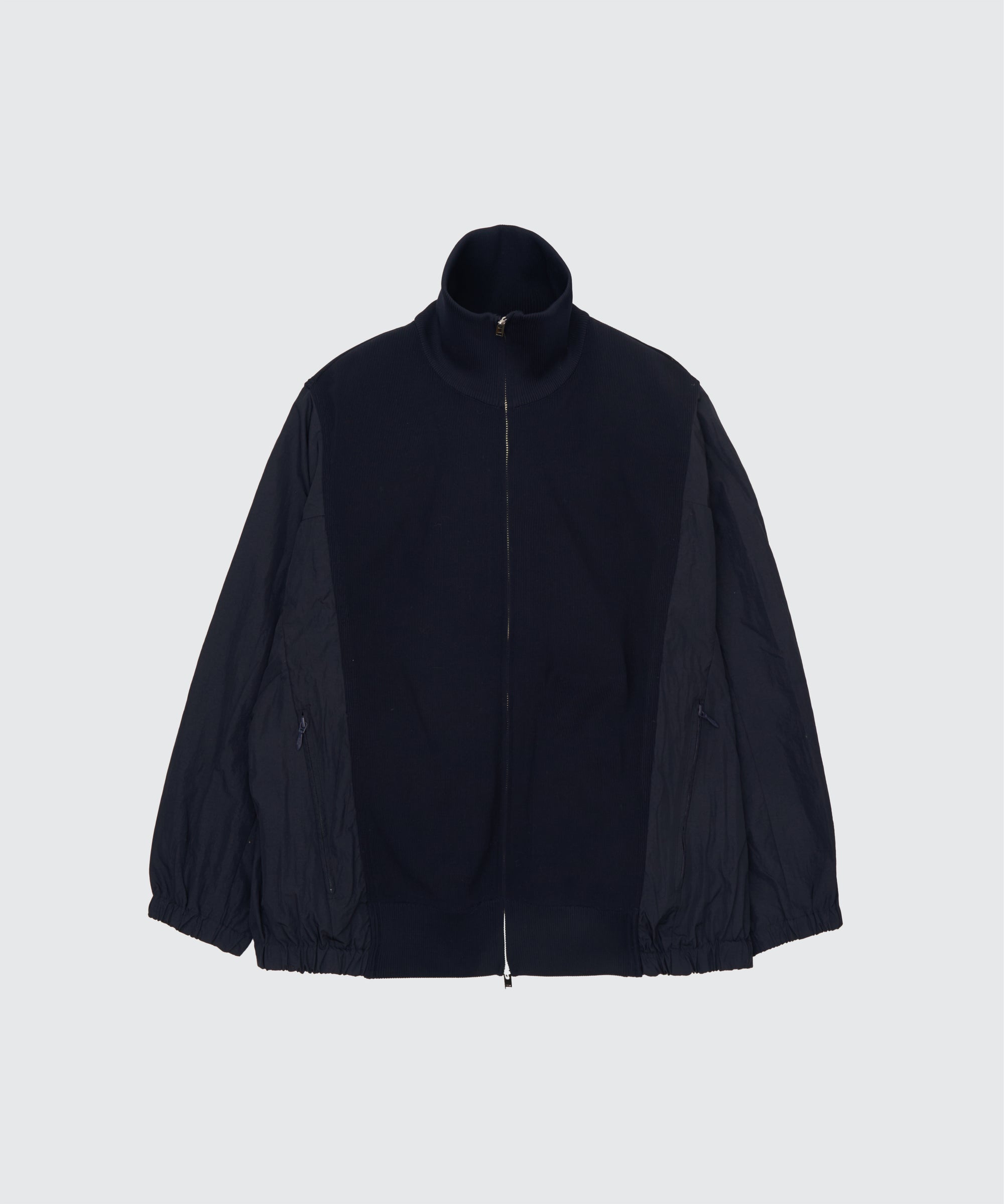 YOKE（ヨーク） コネクティッドニットトラックジャケット  ネイビー