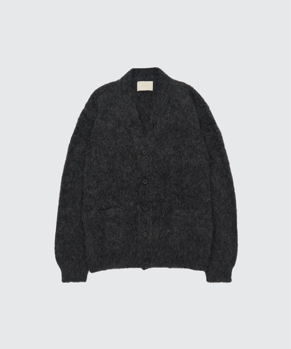 3Color Mix Baby Alpaca Cardigan