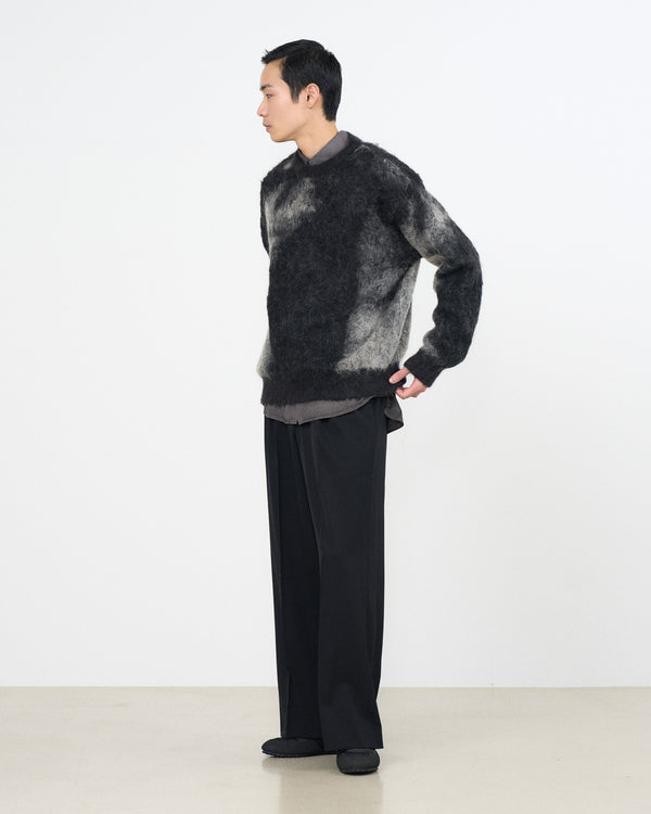 YOKE×Graphpaper Kid Mohair Abstract Jacquard Sweater