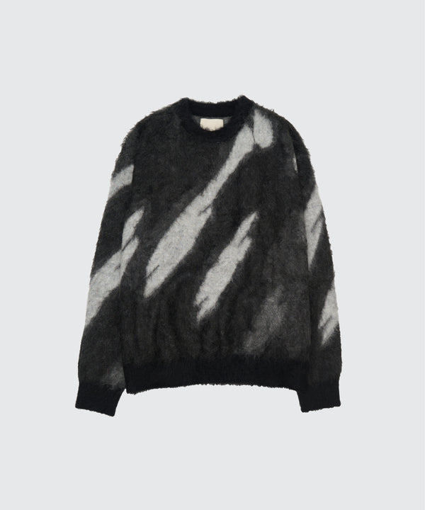 Kid Mohair Jacquard Sweater