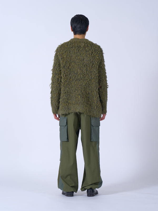 3Color Mix Mohair Cardigan