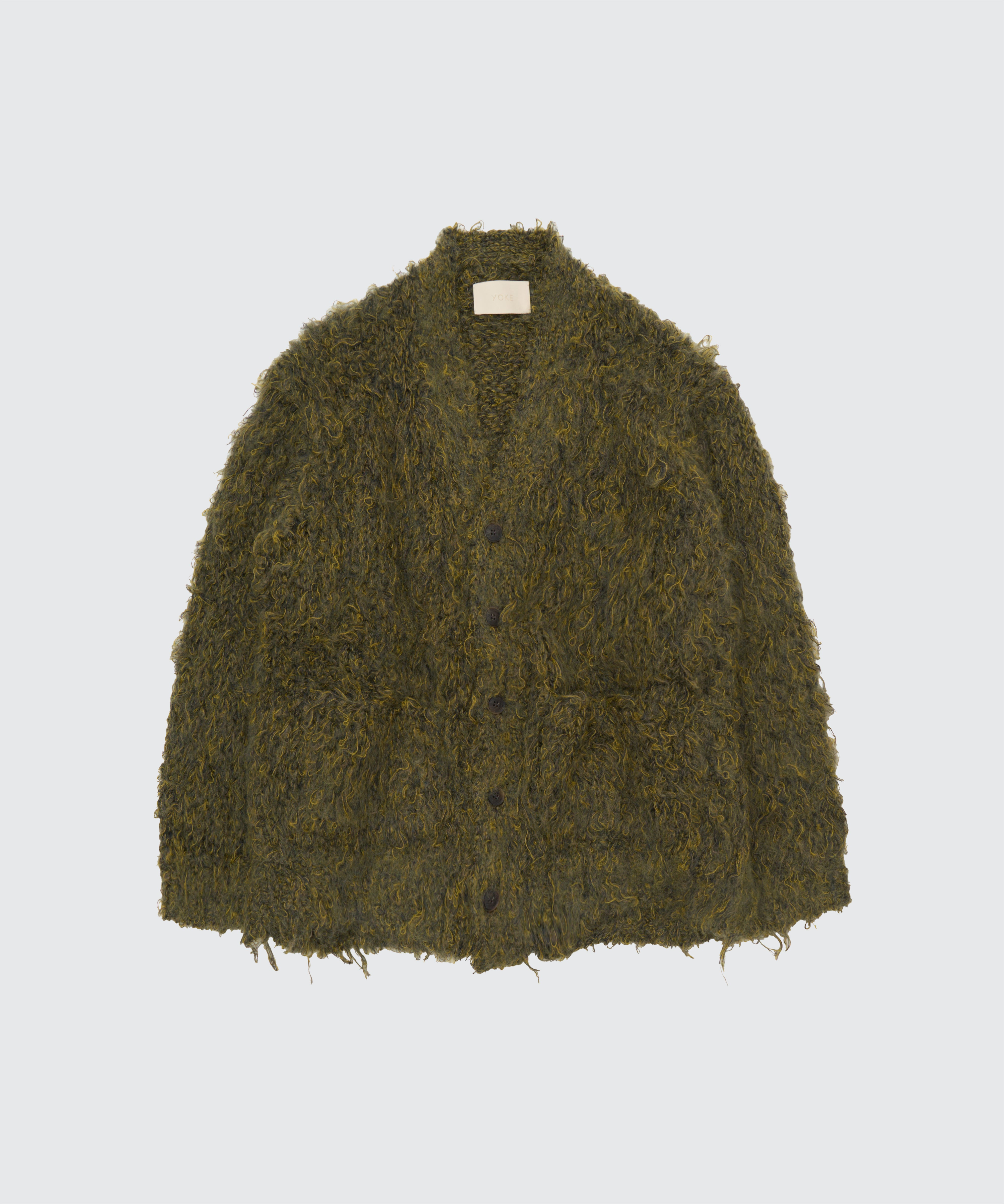 yoke　21aw ルーズモヘアカーディガン 3Color Mix Mohair Cardigan | YOKE Official Website