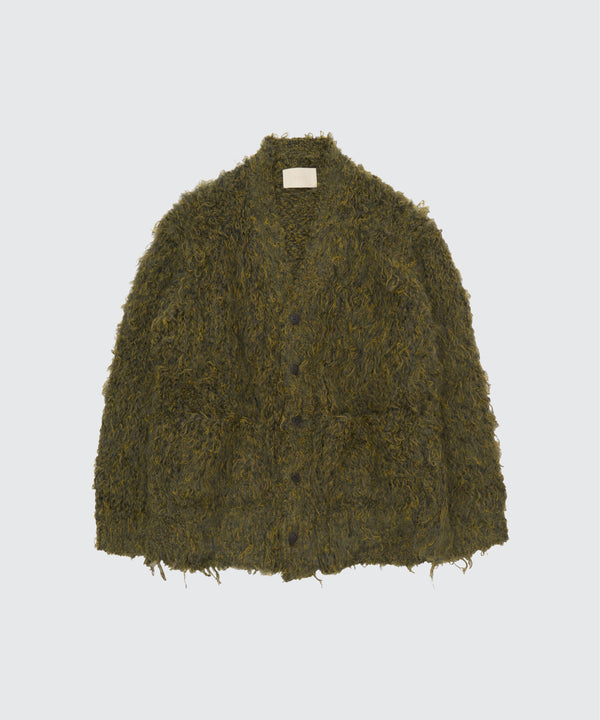 3Color Mix Mohair Cardigan