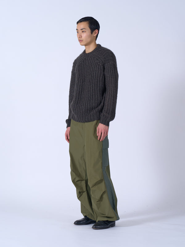 Mohair Silk Big Rib Crewneck