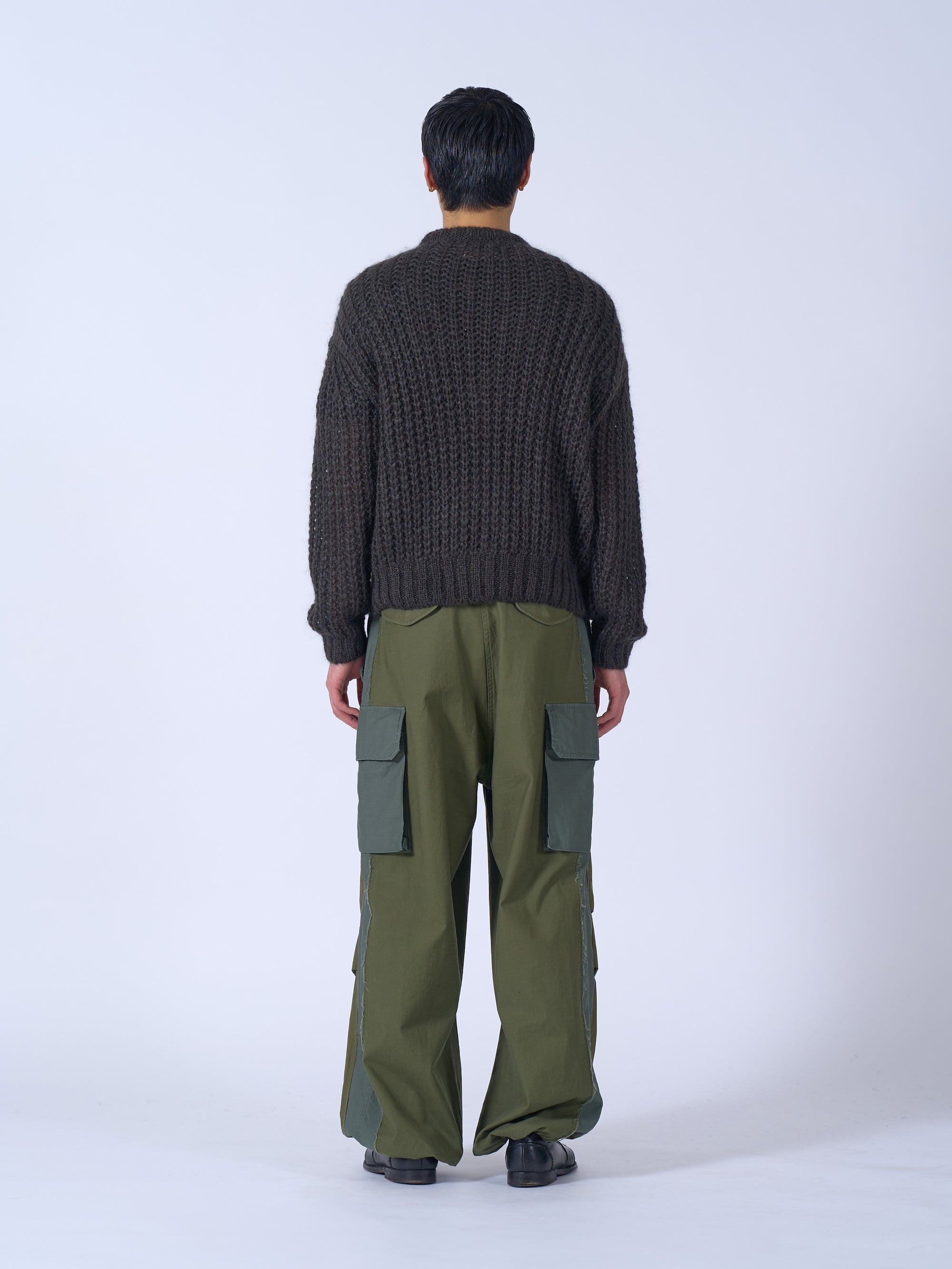 Mohair Silk Big Rib Crewneck