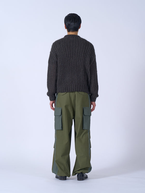 Mohair Silk Big Rib Crewneck