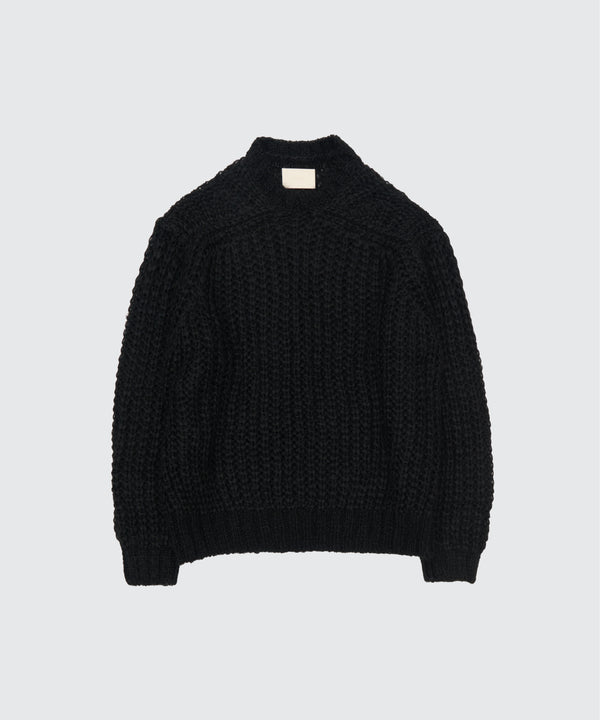 Mohair Silk Big Rib Crewneck