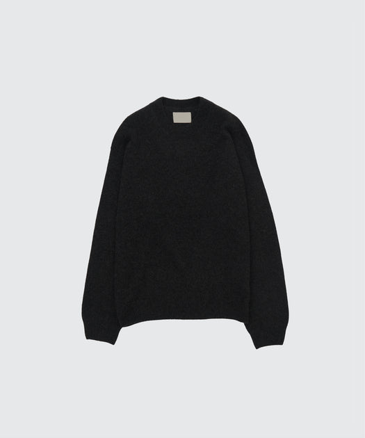 Cashmere Wholegarment Crewneck Sweater | YOKE Ofiicial Website