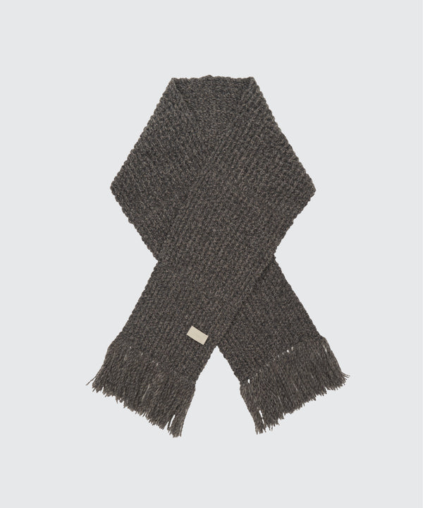 Baby Alpaca Big Waffle Long Stole