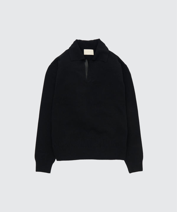 Fine Gauge Wool Skipper Sweater