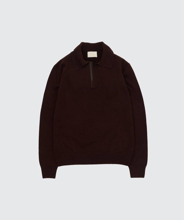 Fine Gauge Wool Skipper Sweater