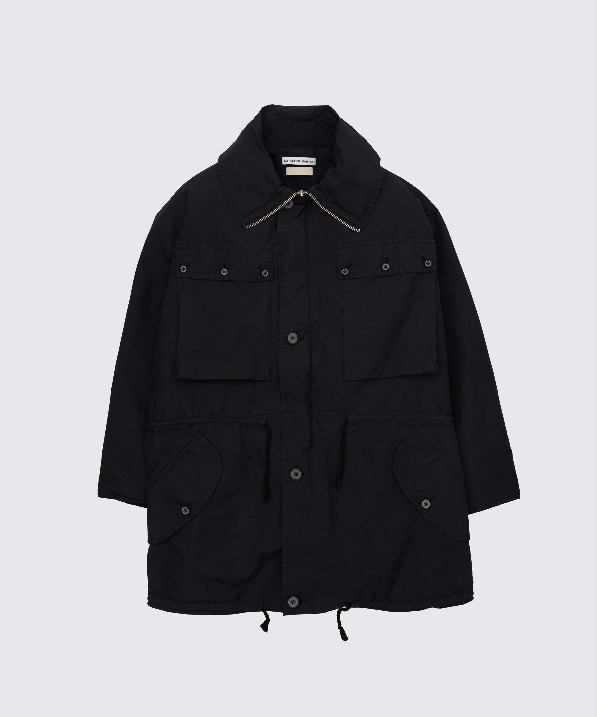 "KATHARINE HAMNETT" Recycled Polyester Half Coat