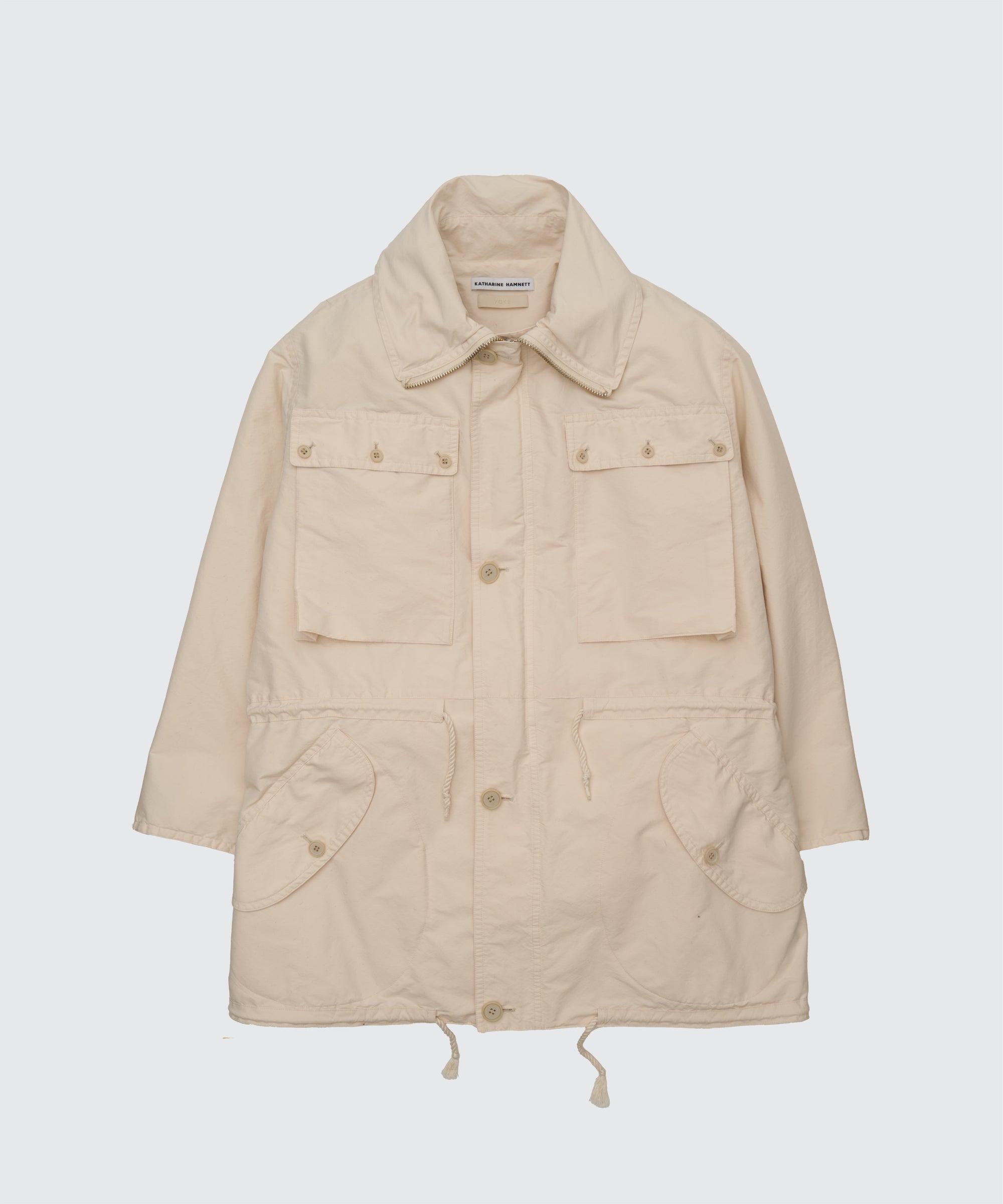 "KATHARINE HAMNETT" Recycled Polyester Half Coat