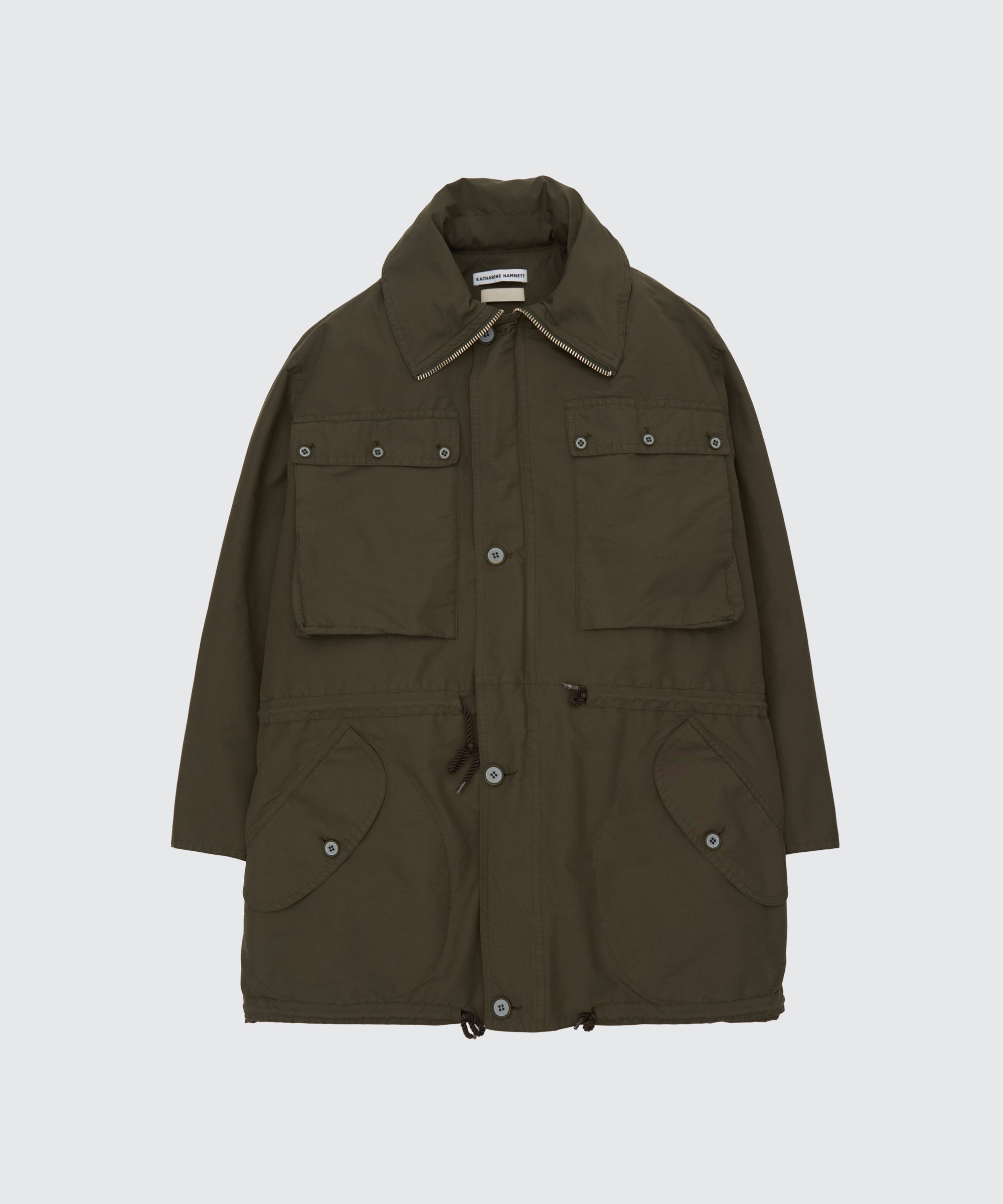 "KATHARINE HAMNETT" Recycled Polyester Half Coat