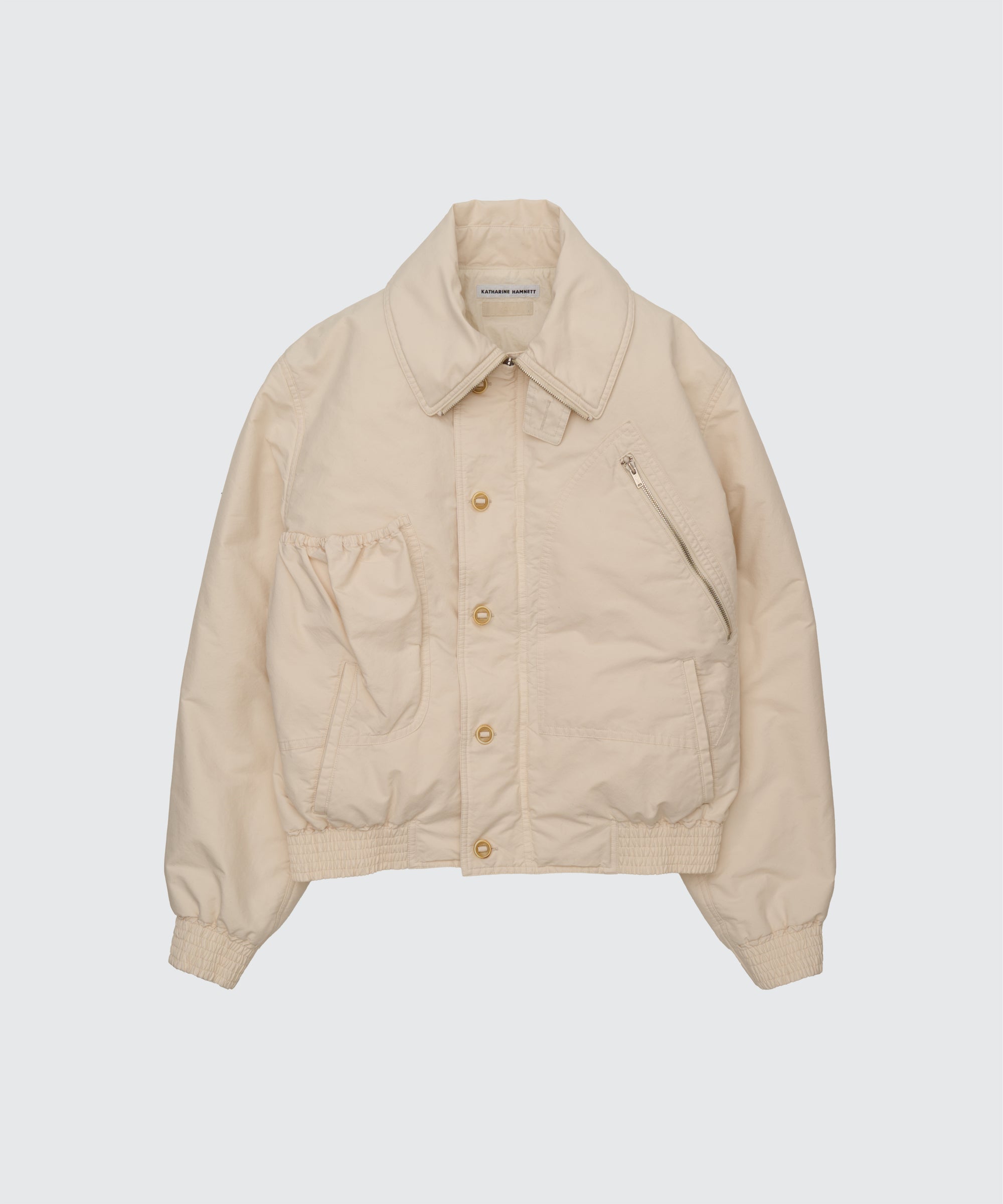 "KATHARINE HAMNETT" Recycle Polyester Short Blouson