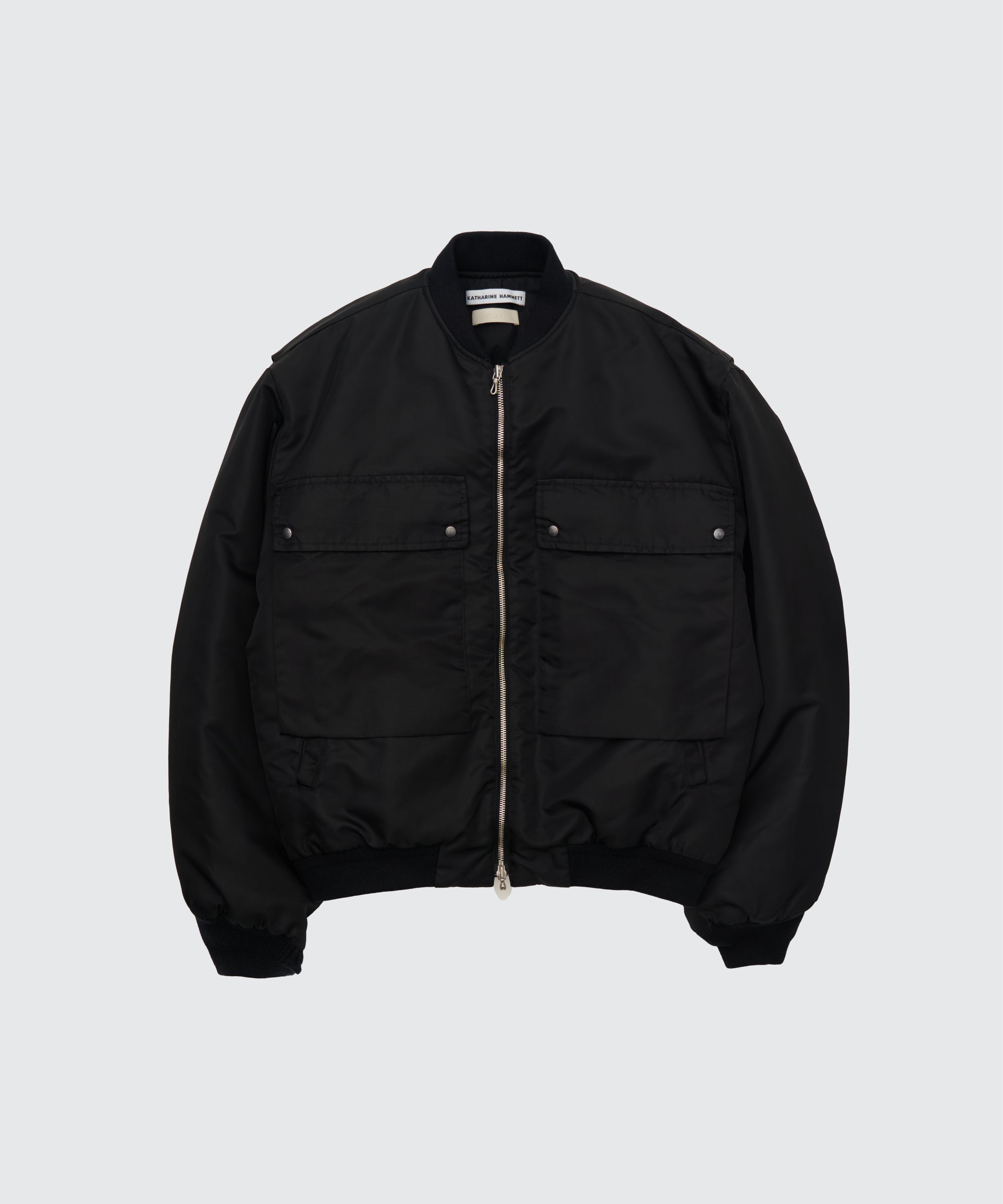 "KATHARINE HAMNETT" Recycle Nylon Flight Jacket